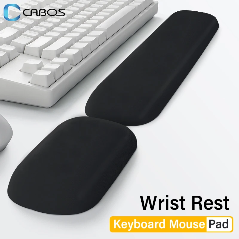 

Rubber Keyboard Mouse Pad Wrist Rest Non-slip Mat Keyboard Mouse Wrist Support Pad for Office Laptop Computer Accessories