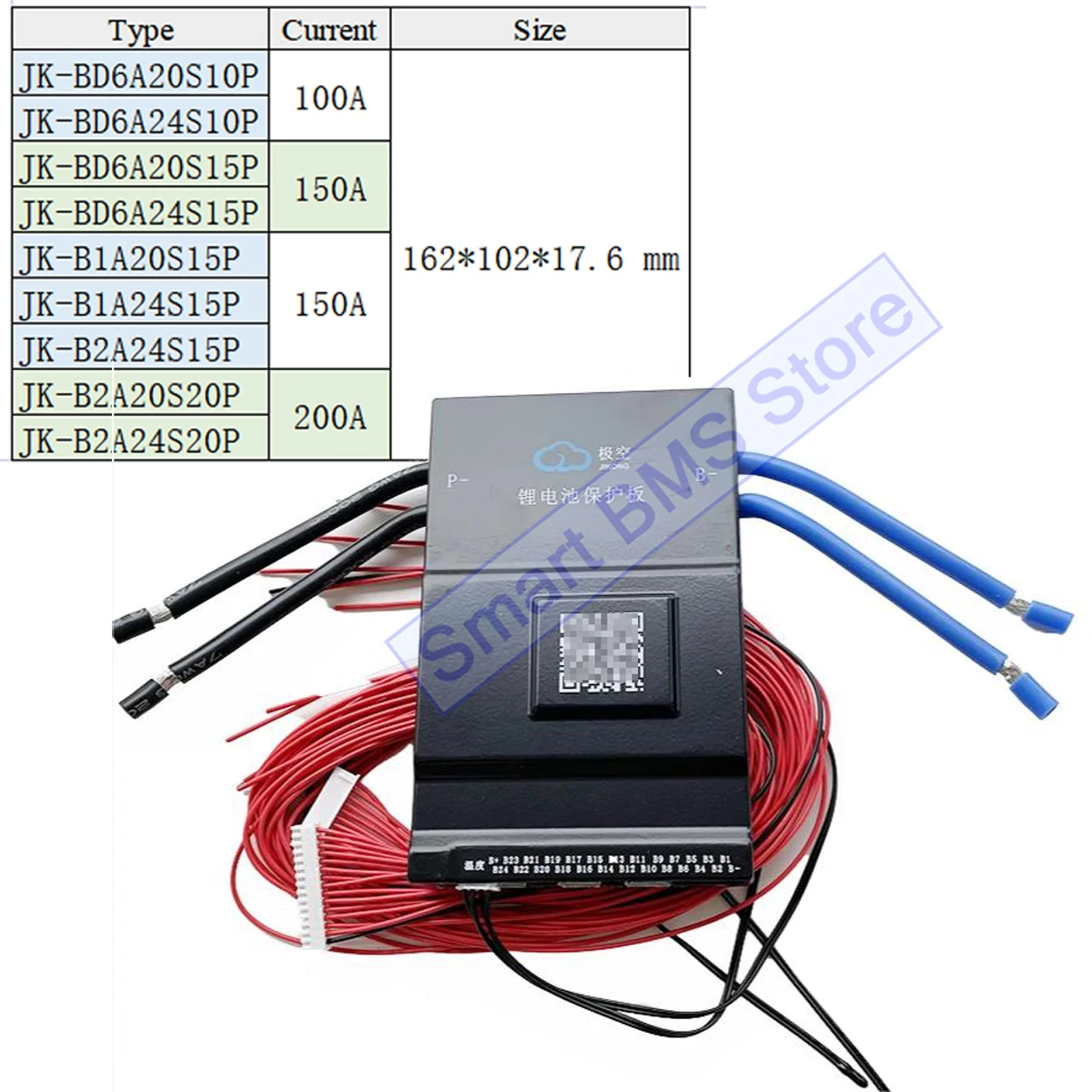 JIKONG JK BMS 40A-200A 8cell 24volt Tdt Lto Seplos 14s 15s 16s 20s 24s 150ah 200a Lifepo4 For Supercapacitor 12600 Kwh 84v Bms