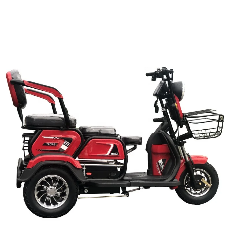 New 20224 Popular Adult Electric Tricycle Passenger Electric Scooter Lead Acid Battery Electric Tricycle
