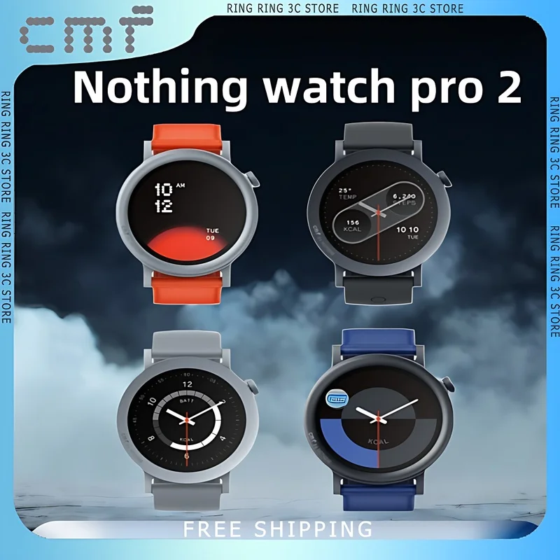 

CMF by Nothing watch pro2 Смарт-часы 1,32-дюймовый Amoled Экран Вызов Спортивные GPS Водонепроницаемые Смарт-часы Bluetooth Смарт-часы Подарок