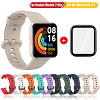 Straps for Redmi Watch 2 Lite Replacement Wristband Soft Silicone Strap for Xiaomi Mi Watch Lite Poco Watch Bracelet Accessories