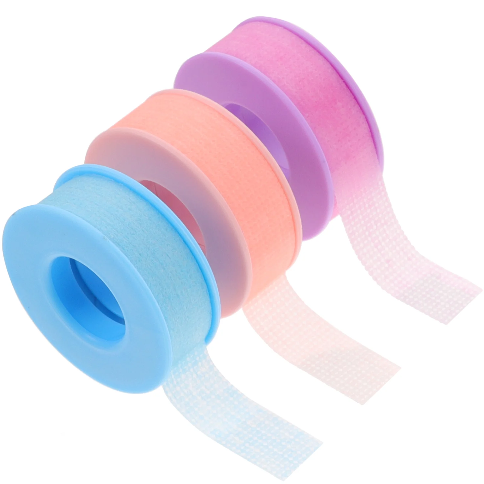 

3 Rolls Eyelash Tape Non-woven Fabric Silicone Breathable Lash Extension Tools Adhesive Stickers Under Female Lashes