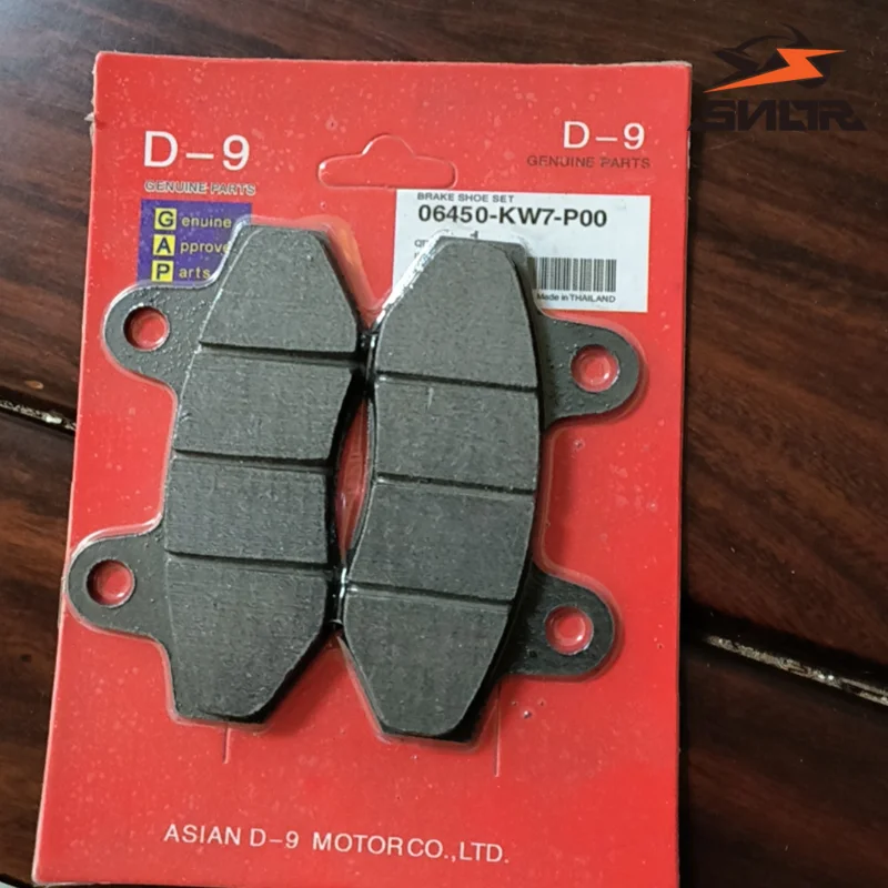 SNOR Motorcycle Disc Brake Pads For AKT110 AKT125 FLEX110 NKD125 Victory One Daelim Citi Ace 110 Honda CBX250 Twister Spare Part