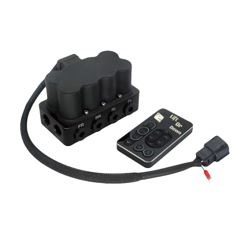 Pneumatic Air Suspension System Solenoid Valve Manifold Unit with Wireless Controller Remote Control