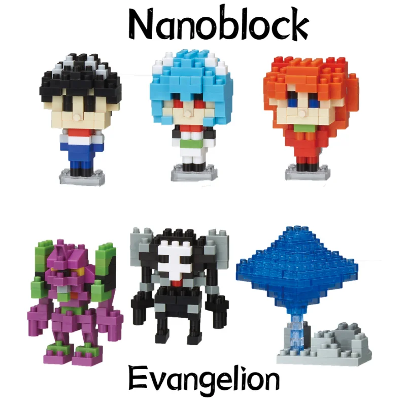 

Оригинальные строительные блоки Nanoblock Evangelion Vol 2, оригинальная модель Eva, микрокирпичики, коллекционная игрушка, аниме-фигурка, игрушки