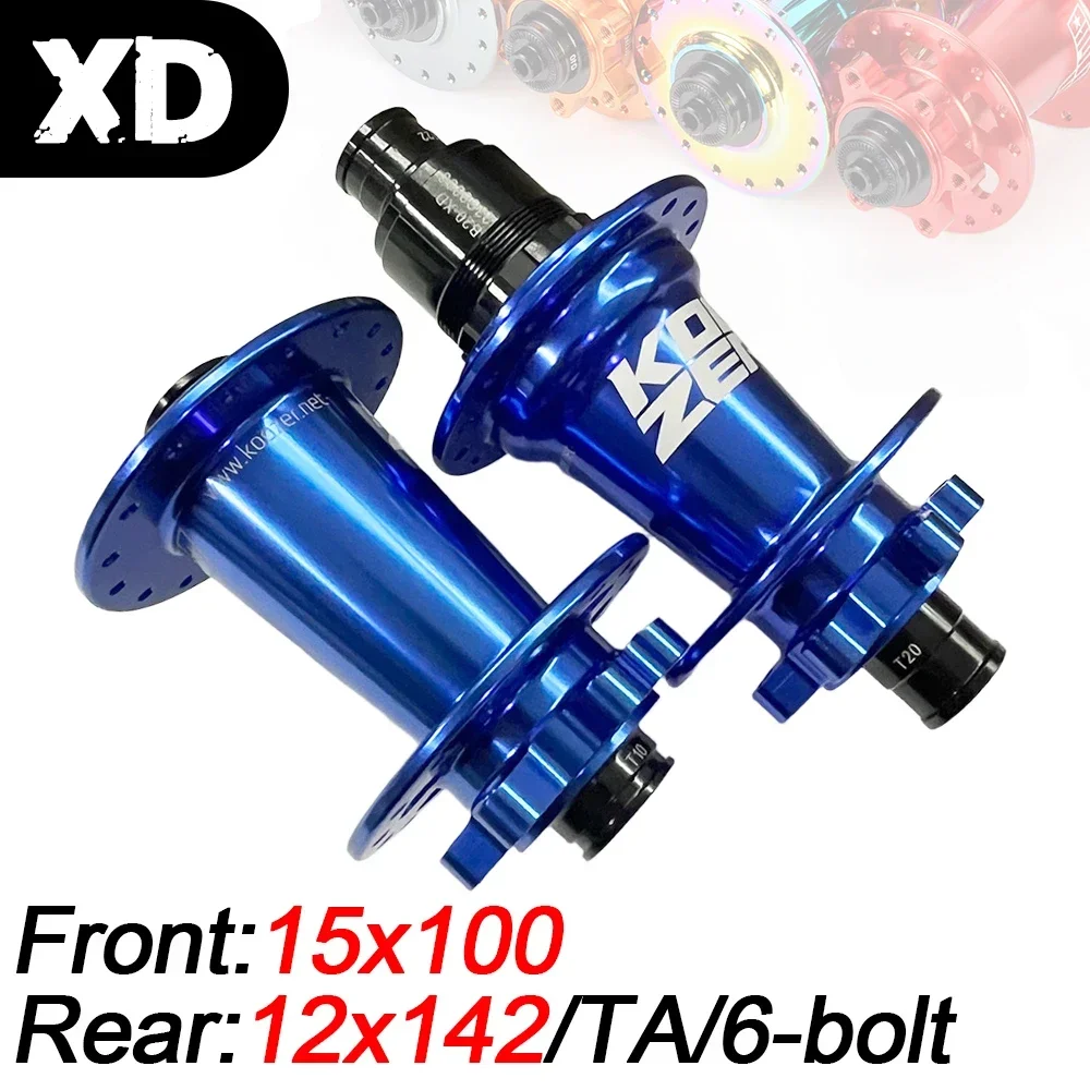 KHRIZ HUB KOOZER XM490 PRO 32 Holes Mtb Hubs Thru Axle 12x142 Rear Hub