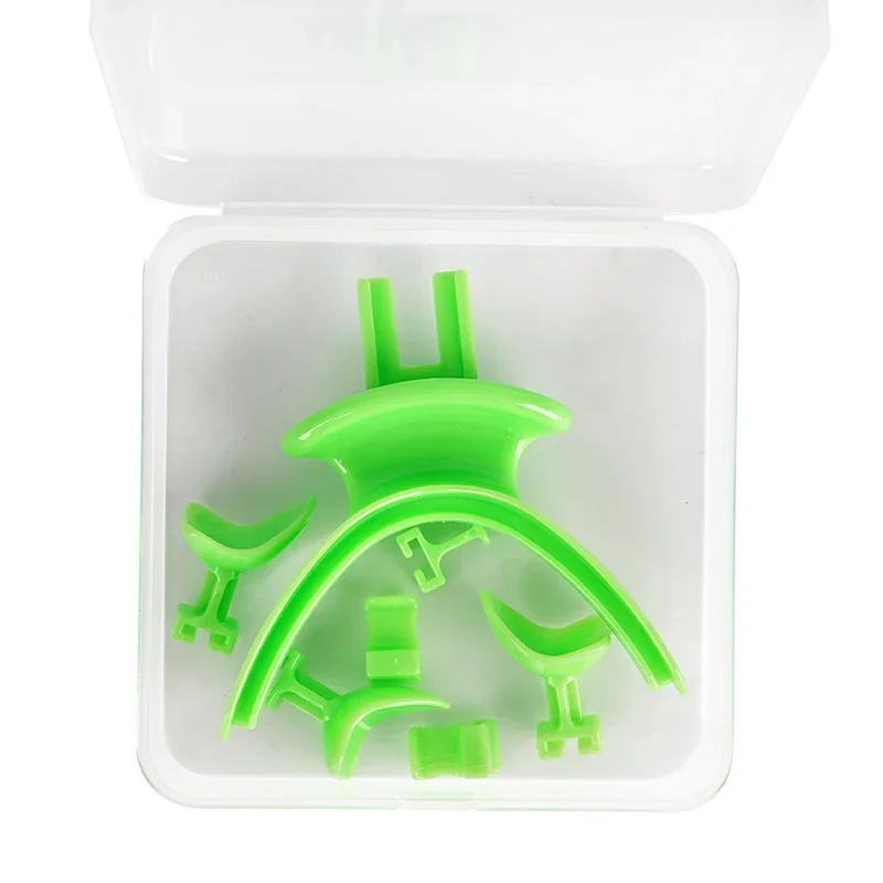 

7Pcs Dental Centric Impression Trays for Bite Registration Denture Repair Occlusal Record Articulator and Facebow Implantology