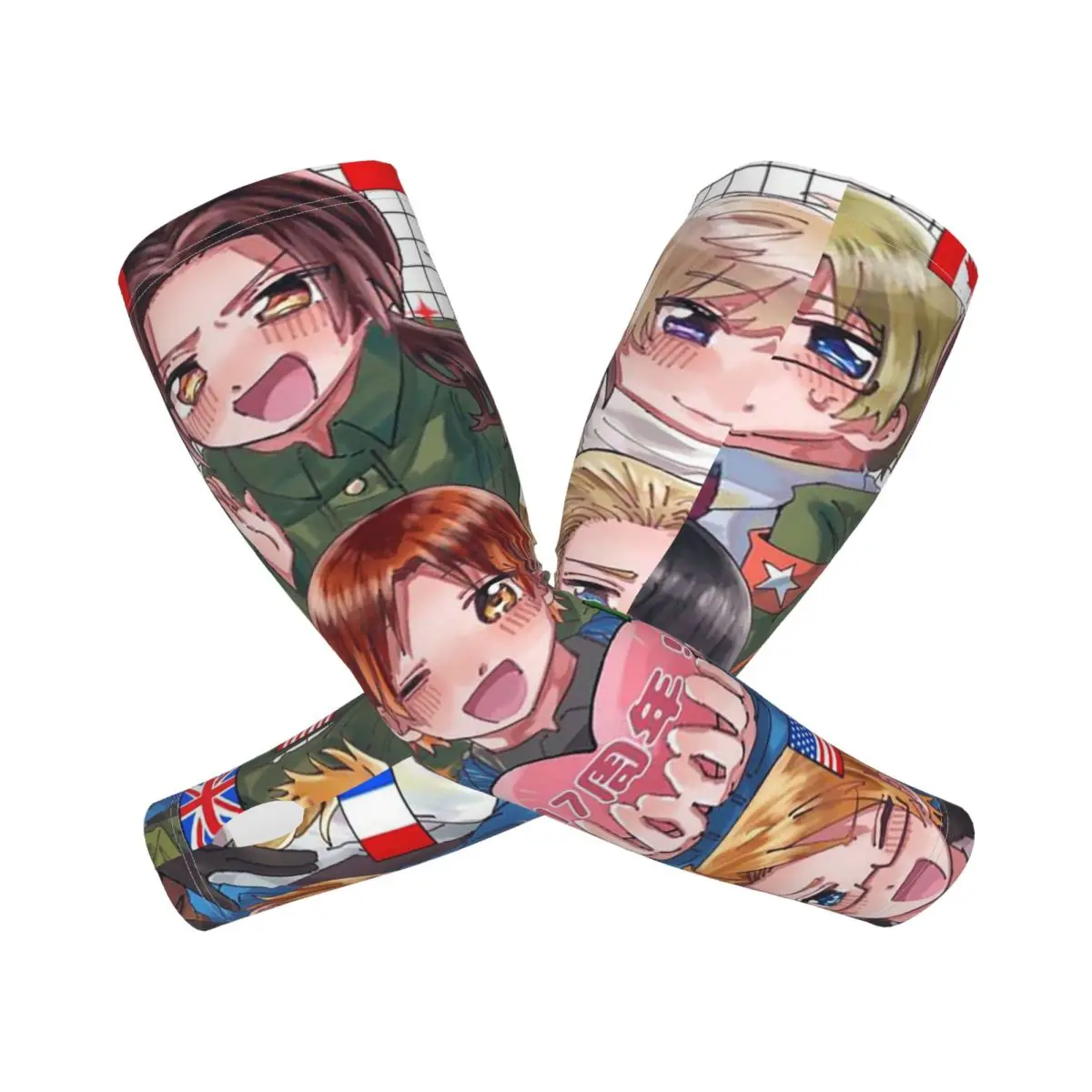 

Hetalia Group World Stars уличные нарукавники с защитой от солнца и ультрафиолета летние ледяные шелковые велосипедные татуировки рукава