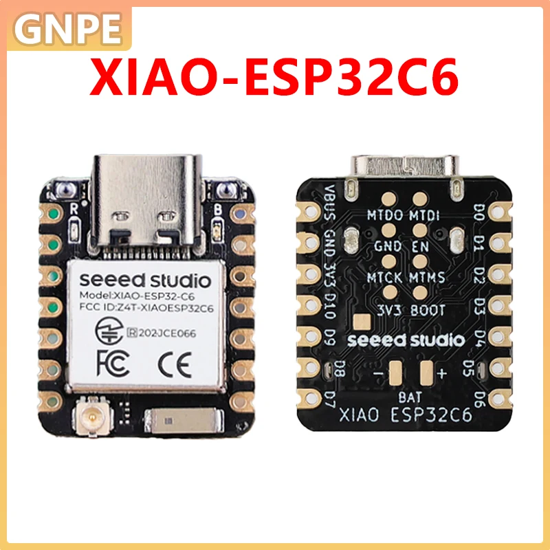 modulo-xiao-esp32c6-24ghz-wifi6-bluetooth53-zigbee-thread-com-suporte-para-esp-rainmaker-cloud-iot