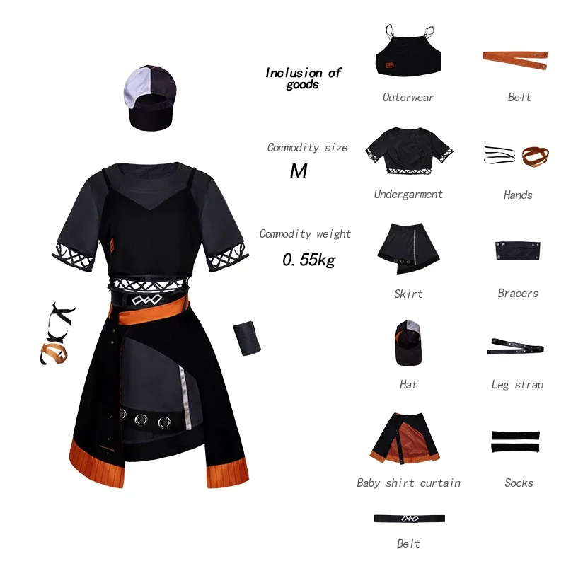 

Project Sekai Colorful Stage PJSK Vivid BAD SQUAD Comic-Con сценический костюм Azusawa Kohane аниме игра косплей костюм парик женщина