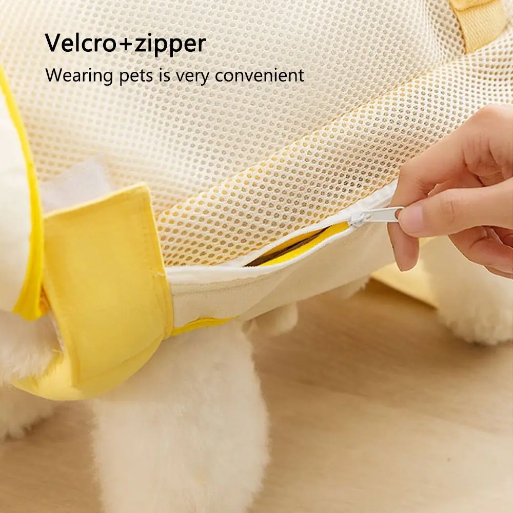 Portable Pet Chest Bag Four Feet Comfortable Dog Double Shoulder Bag Adjustable Shoulder Strap Breathable Pet Carrying Supplies view 3