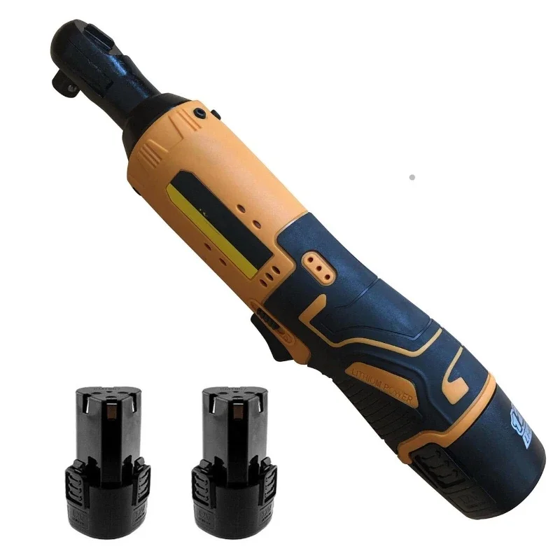 무선 충전식 전기 임팩트 렌치, 직각 래칫 렌치, 임팩트 드라이버 전동 공구, 12V, 3/8 인치
