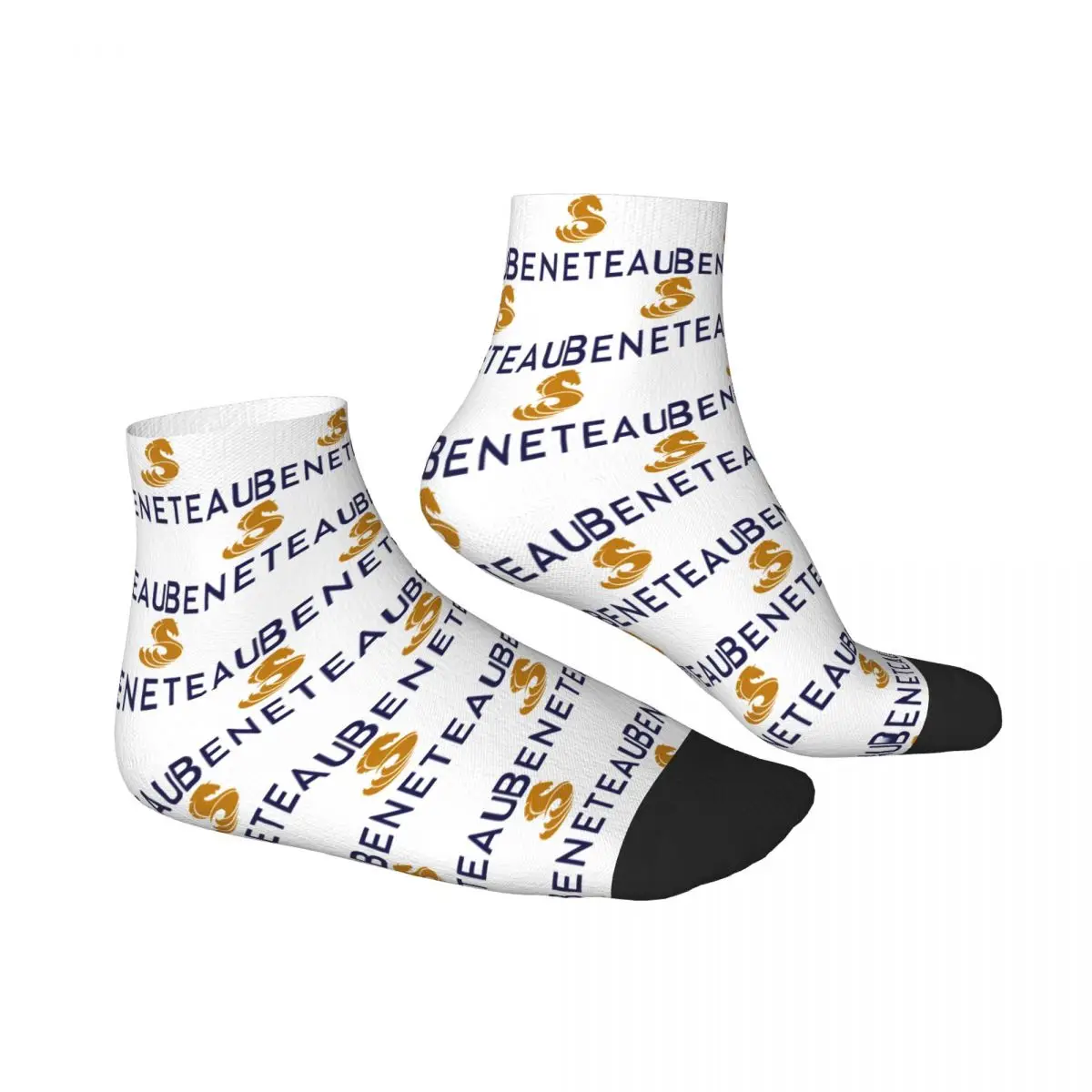 Beneteau Yachts Fishing Boats Logo Socks Harajuku Stockings All Season Socks Accessories for Man's Woman's Birthday Present