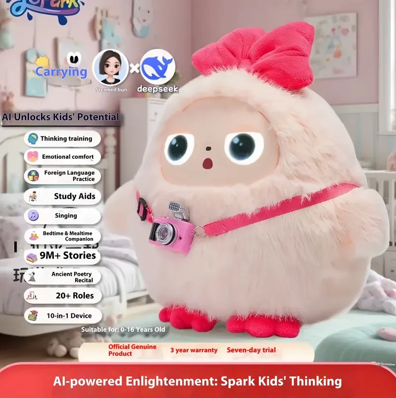 Ai inteligência artificial diálogo brinquedo de pelúcia complicado emocional robô inteligente eletrônico animal de estimação para meninas presente de halloween