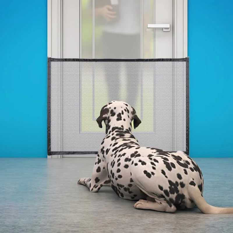 Dog Fence Indoor Isolation Gate Baby Playpen Foldable Obstacle Safety Barrier Protection Net Security Enclosure Pet Accessories