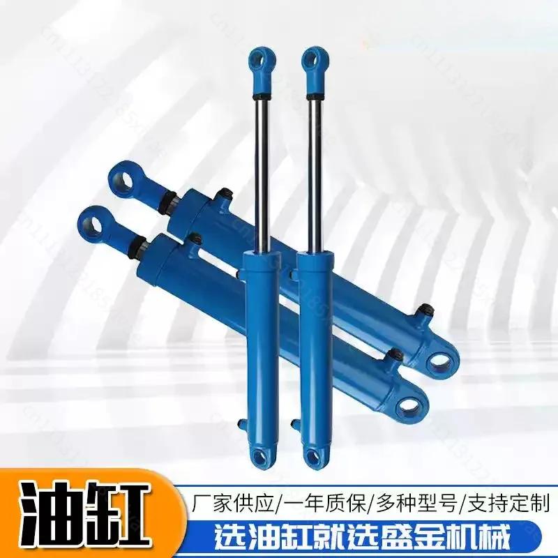 200mm Stroke Two-Way Electro-Hydraulic Actuator Stainless Steel Hydraulic Cylinder Press Lifting Hoisting Industrial Hardware