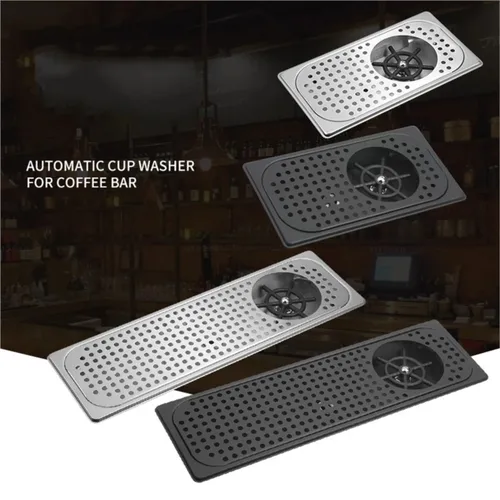 Imagen 1 del producto Enjuagadora de vidrio, lavadora automática de tazas, enjuagadora de vidrio de alta presión, arandelas de vidrio comerciales domésticas de acero inoxidable para Bar y cocina