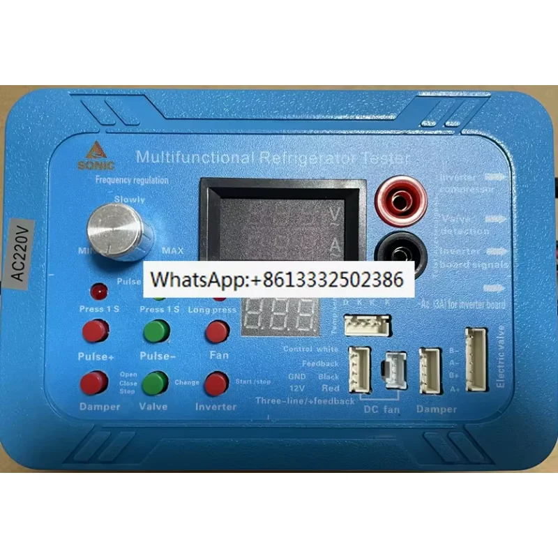 

Inverter Refrigerator Testing Instrument Tester Compressor Inverter Board Pulse Solenoid Valve Fault Repair Test Tool Universal