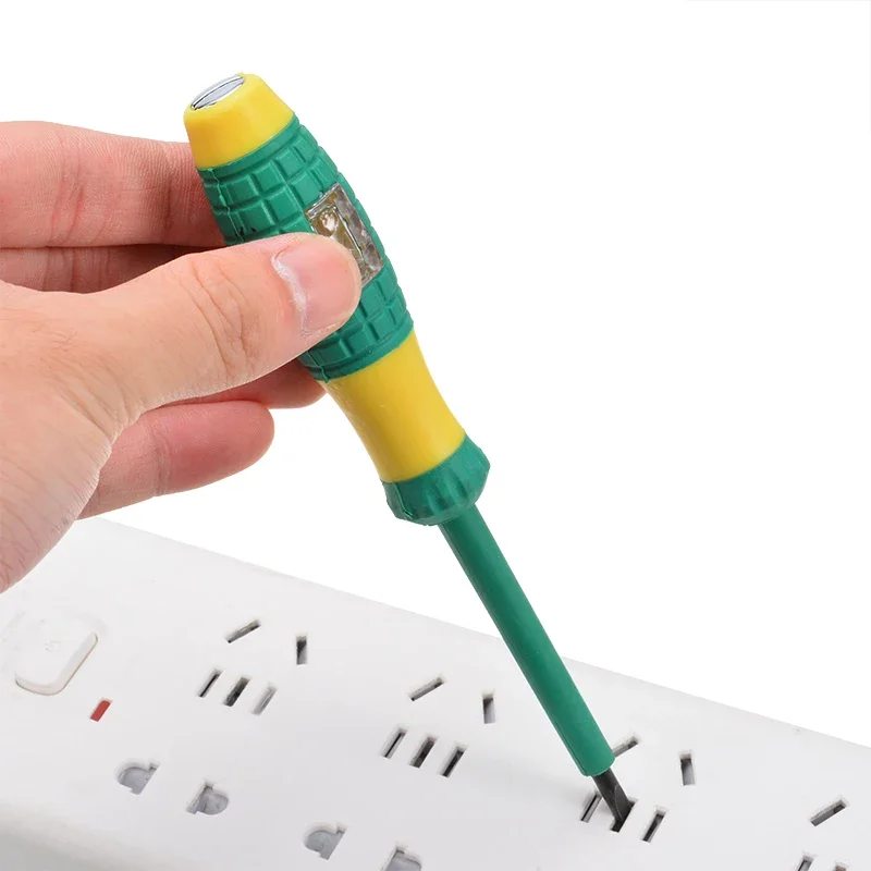 220V Electrical Tester Pen Screwdriver with Voltage Test Power Detector Probe Electrical Tools Slotted VDE Approved