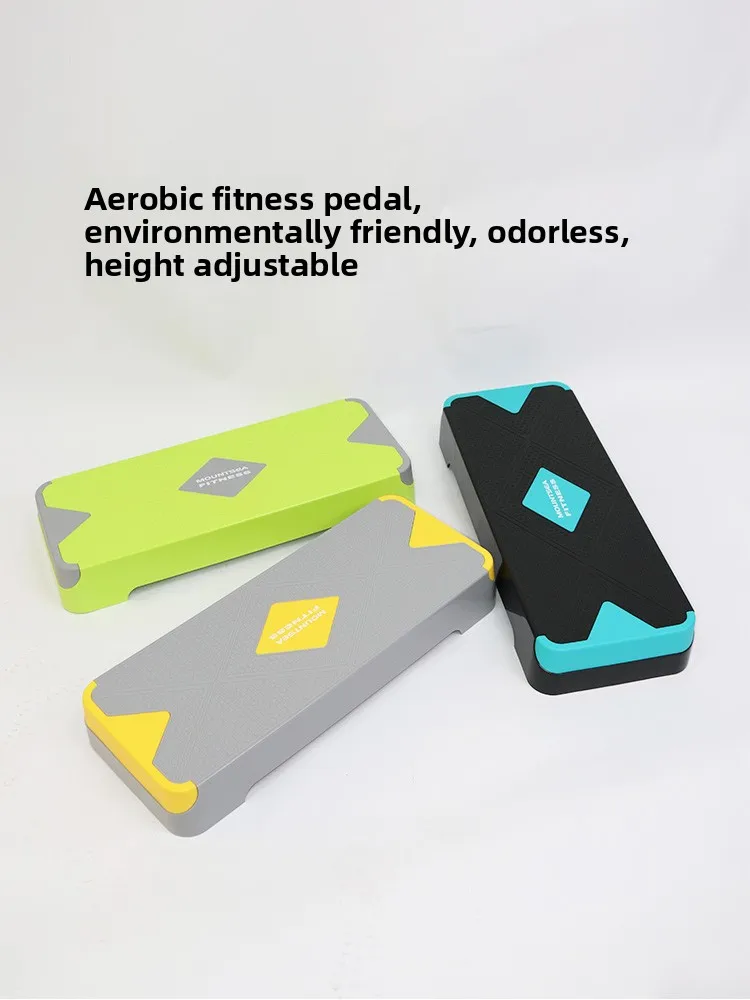 Pedal de Ritmo para Gimnasio en Casa, Ejercicio Aeróbico para Niños, Salto, Step, Entrenamiento de Fitness, Equipo de Yoga, Mountsea Fitness MT1115