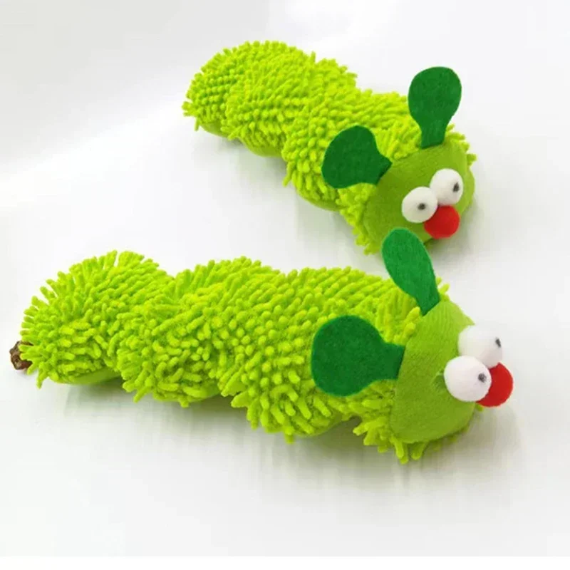 Pet Supplies Caterpillar Shaped Plush Cat Toy Contains Catnip Self Pleasure Boredom Relief Interactive Play Cat toy automatic