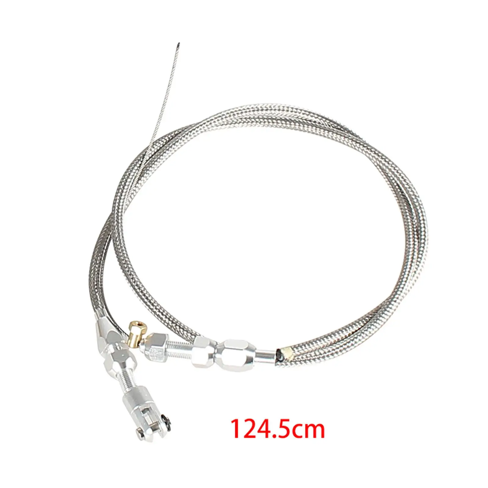 Metal Braided Throttle Cable Accelerator Wire Kit for LS Series Engines 4.8L 5.3L 5.7L 6.0L Fuel System Upgrade