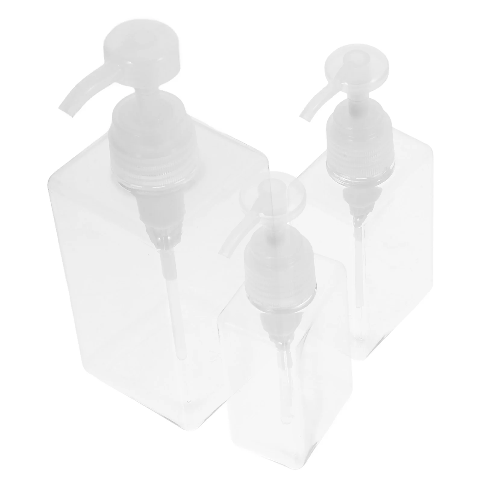 

Hand Soap Dispenser Travel Bottle Modern Bathroom Bottled Refillable Pump Transparent Conditioner