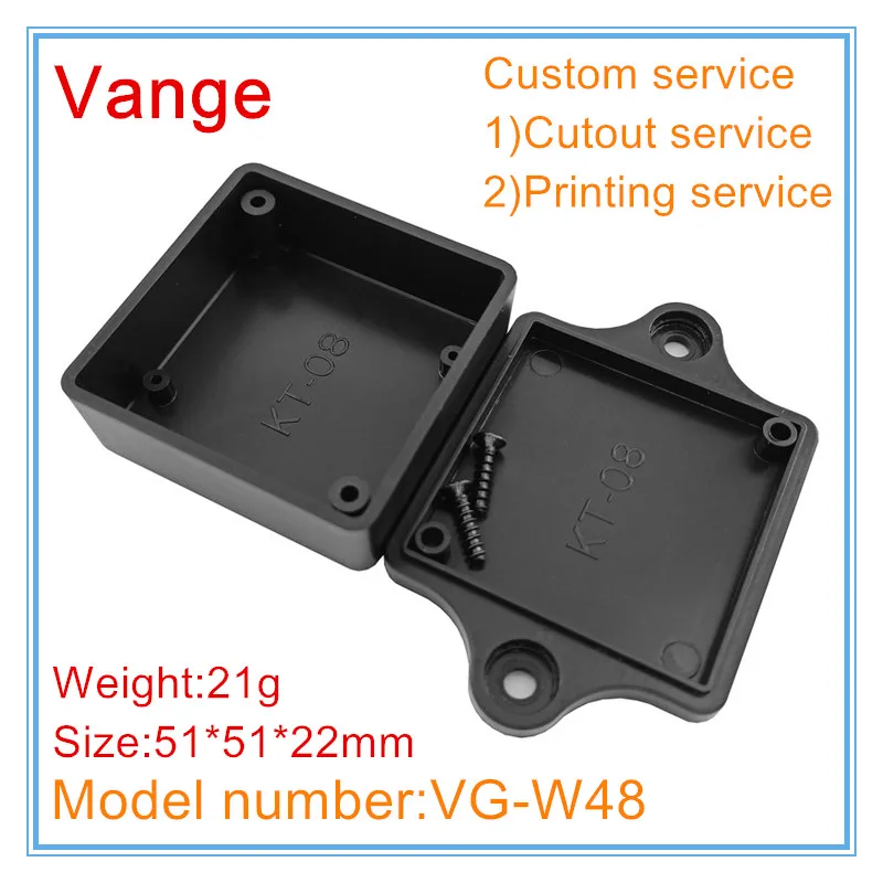 Vange wire junction box 51*51*22mm ABS plastic instrument case PCB box