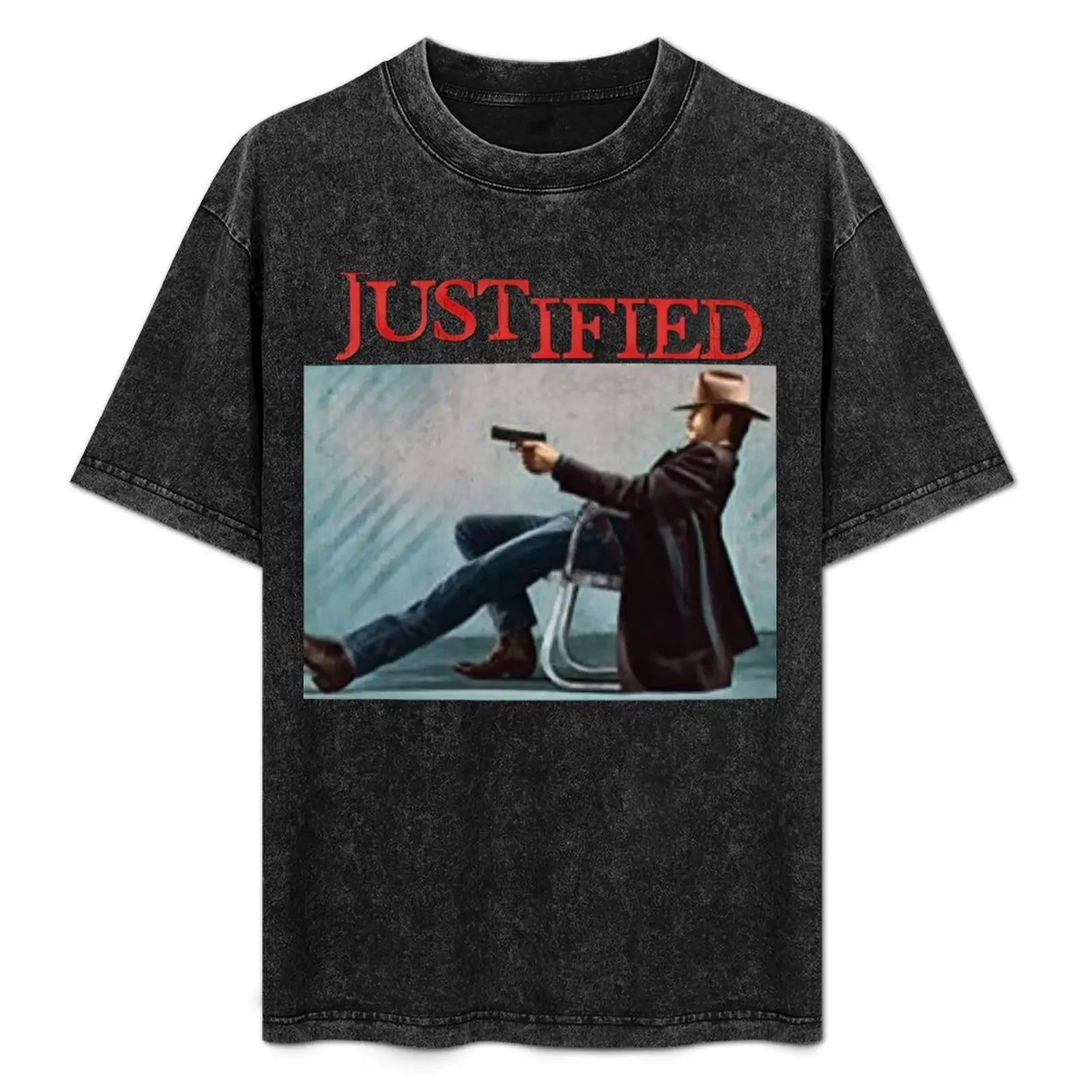 Justified tee T-Shirt Casual Soft Cotton Short Sleeve Tee