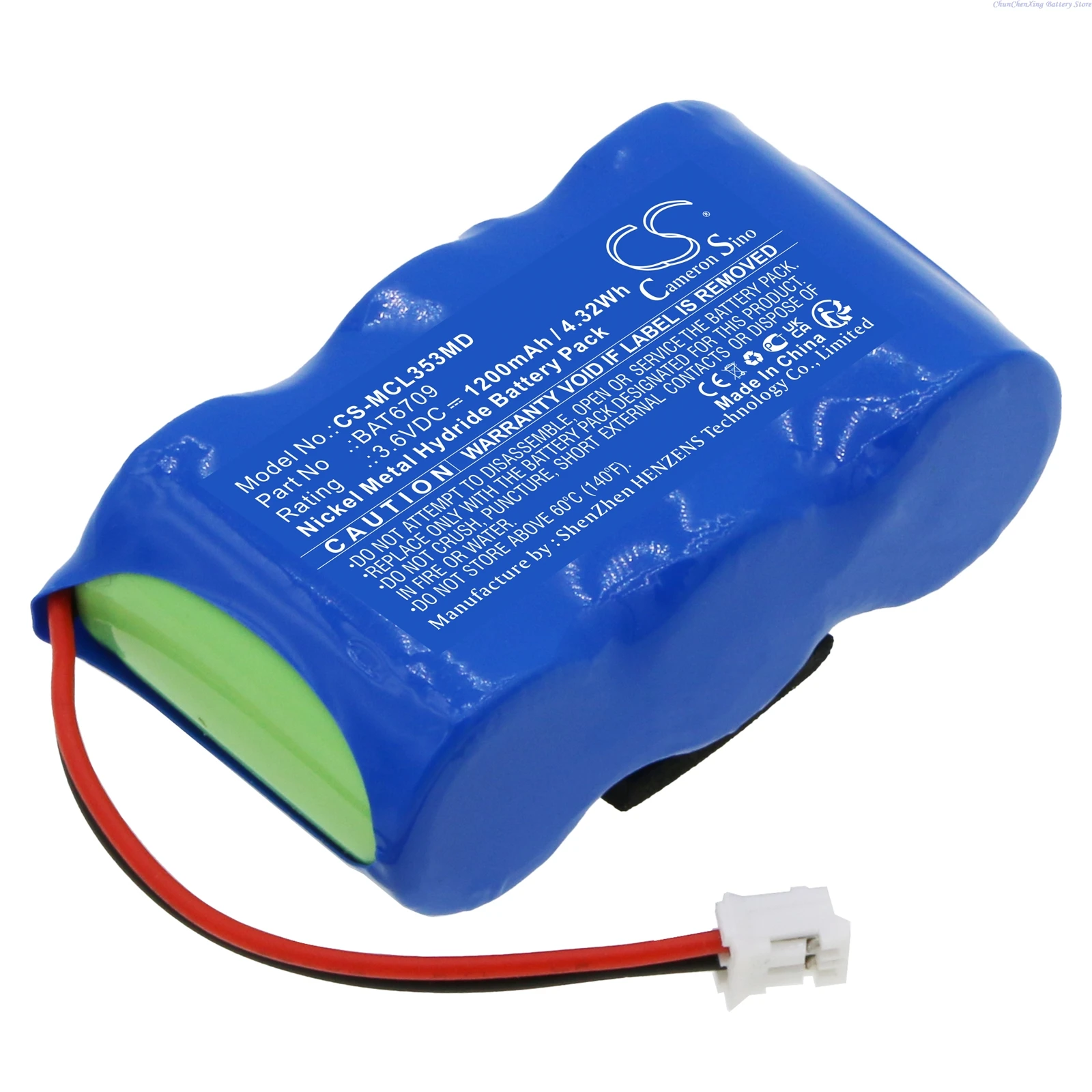 

3.6V 1200mAh Medical Battery BAT6709 for Micro Medical MicroLoop 3535 Spirometer +TOOL