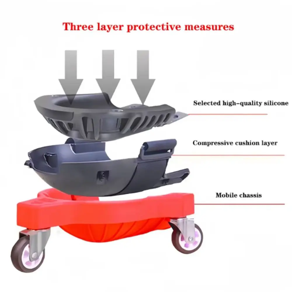 Built-in Wheels Rolling Knee Pads Foam Padded Convenient Universal Wheel Knee Pads Universal Wheel Multifunctional