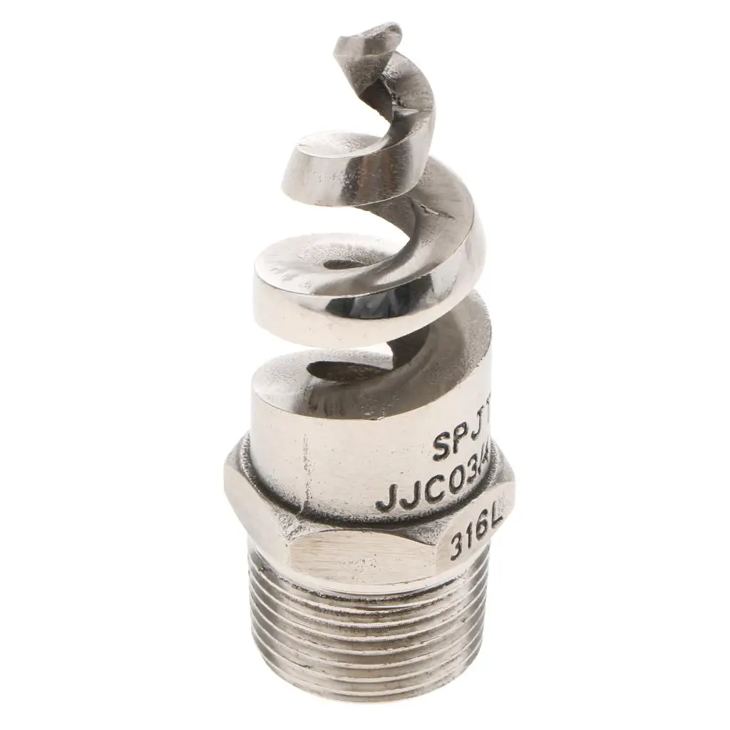 Spiral Jet Spray Nozzle 3/4 Inch 316 Stainless Steel Sprayer Nozzle for Exhaust Gas Fire Fighting Systems