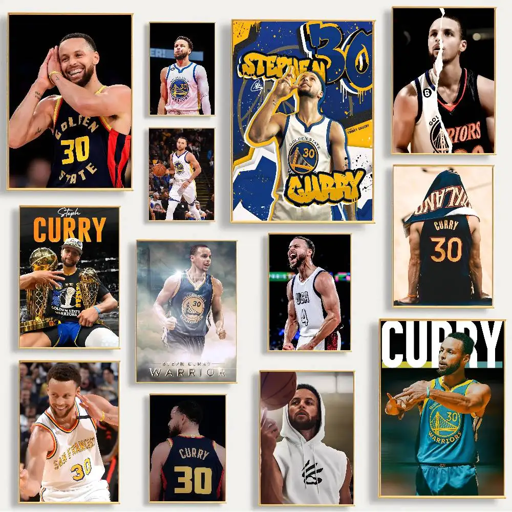 S-Stephen Super Star C-Curry плакат наклейки гостиная спальня вход кафе настенное художественное украшение живопись
