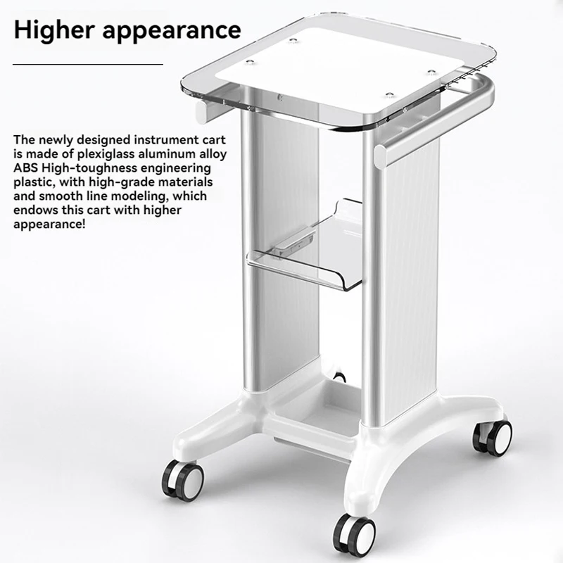 

Beauty Instrument Cart Shelf Beauty Salon Special Shelving Put Dental Trolley High-End New Aluminum Trolleys