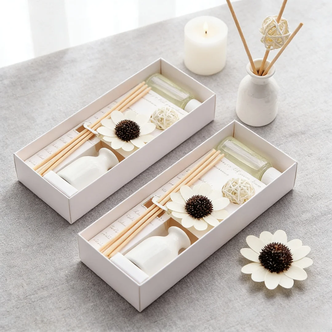 Flameless Home Fragrance Diffuser Set Long-Lasting Aromatherapy Essential Oil 30ml For Bedroom Office Air Freshener Decor Gifts
