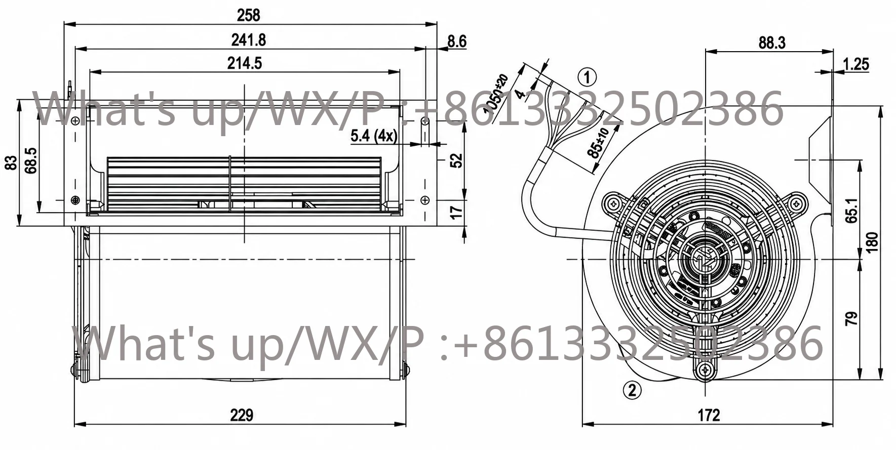 New orig-inal 6SN1162-0BA02-0AA2 D2D133-AB06-30 AC400V in-verter fa-n
