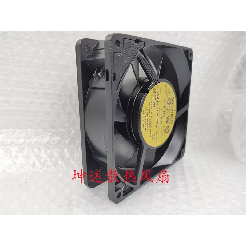 IKURA 1316-434 U3450-TP AC 200V 28/25W 2-Pin Server Cooling Fan