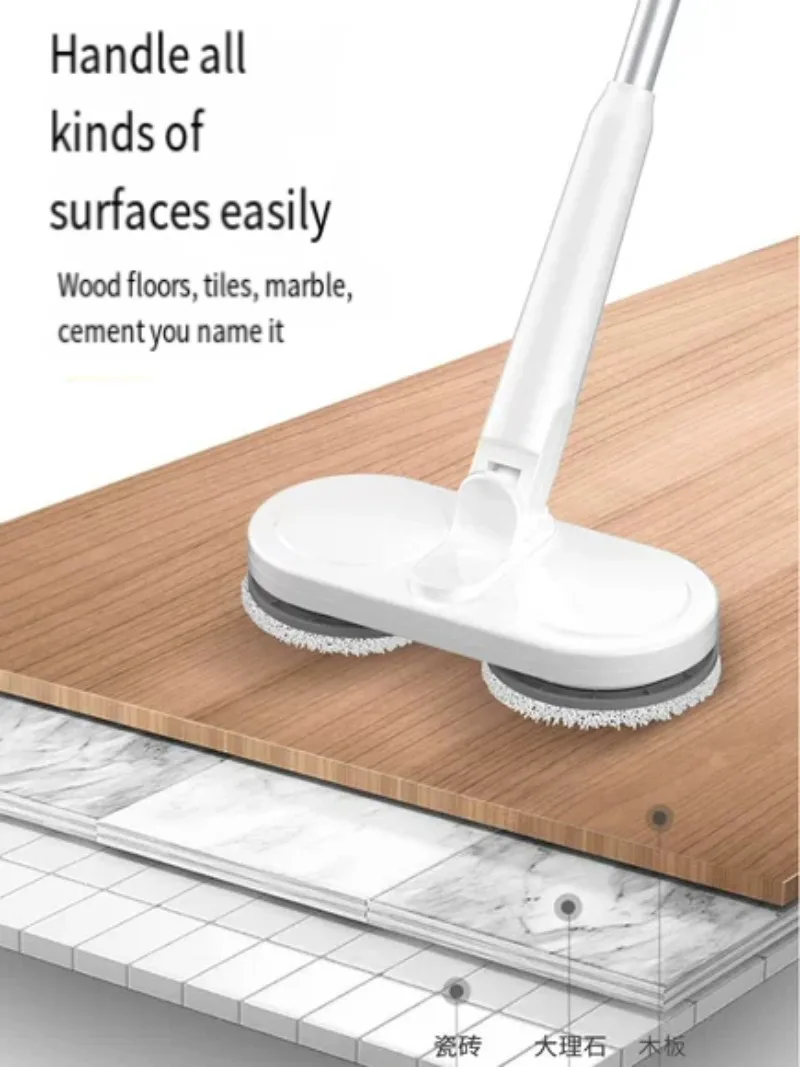 Wireless Electric Spin Mop Cleaner Automatic 2 in 1 Wet & Dry Home Cleaner Car Glass Ceiling Door Windows floor scrubber machine