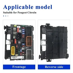 1pcs Fuse box assembly For Peugeot Berlingo Partner 308 408 607 Expert Jumy Citroen C4 BSM R04 9807028780 9664706180