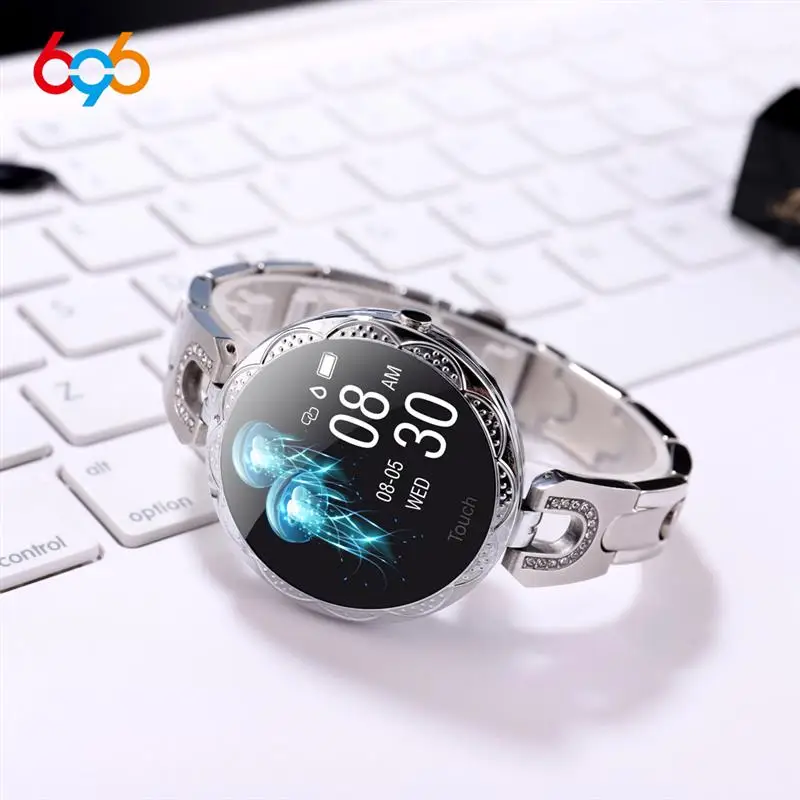 New 696 AK15 Woman's Smart Bracelet Heart rate Blood pressure Sleep Quality detection Pedometer IP67 Waterproof fashion