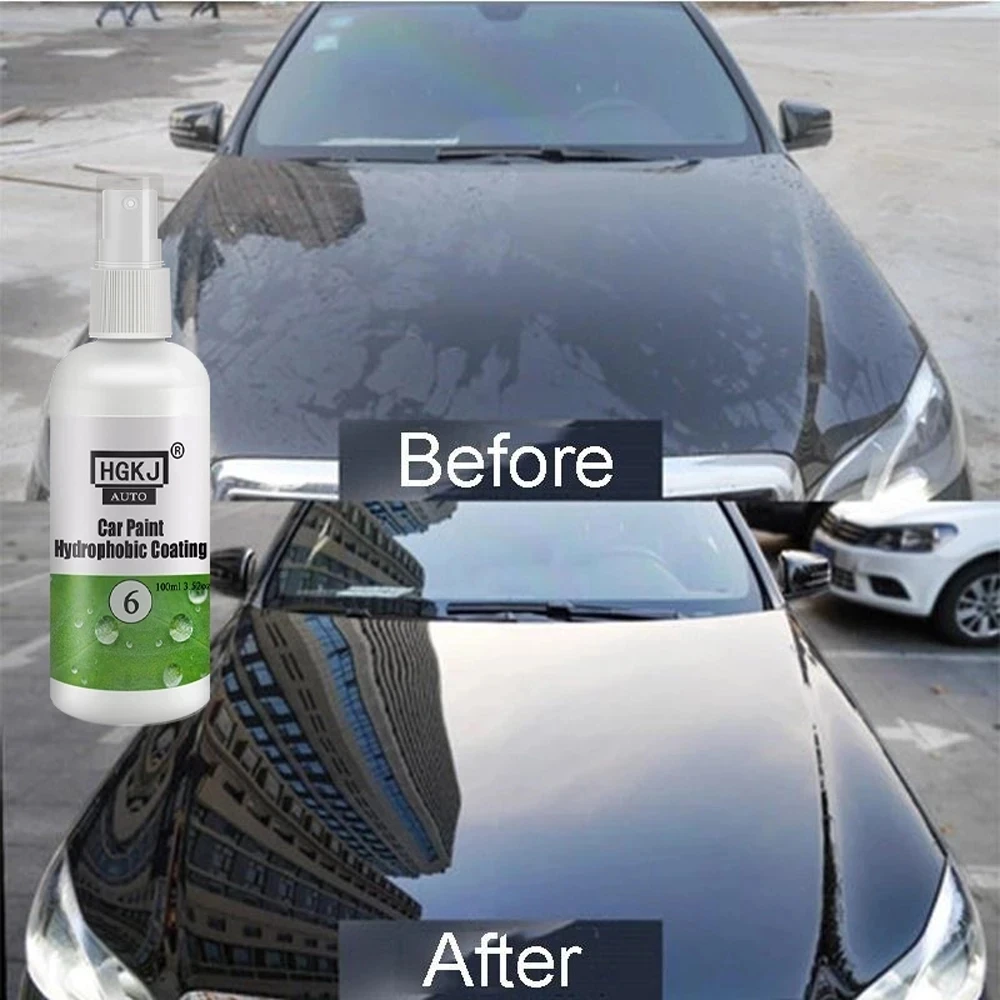 Car Hydrophobic Nano Oleophobic Polymer Paint Sealant Quick Coating Shine Antirain Anti-scratch Anti-corrosion Spray