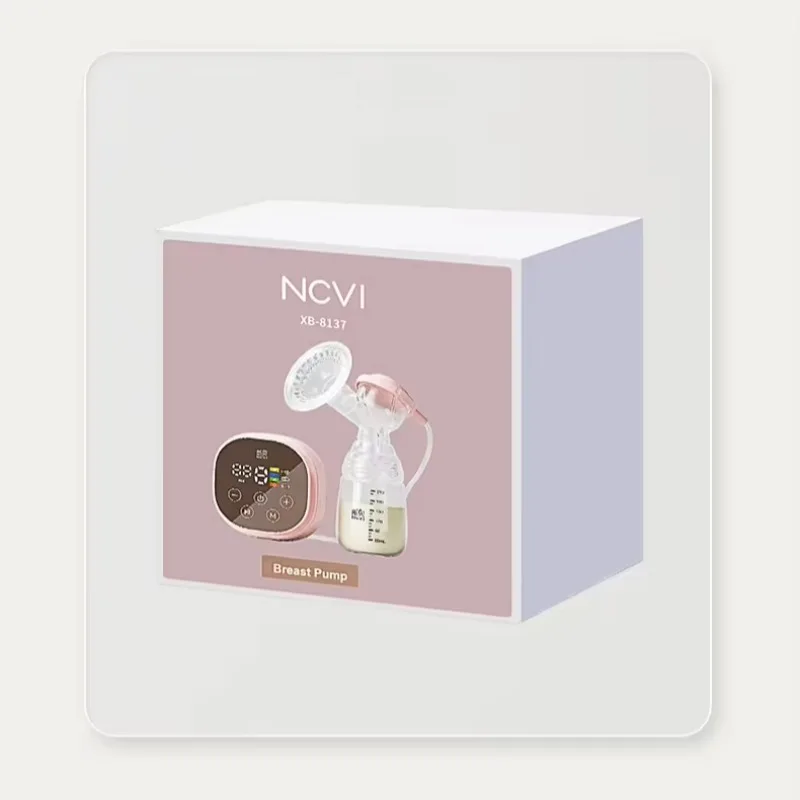 

Pump Hands-free Digital Light Emitting Diode Breast Milk Extractor Automatic Function Made of Silicone Polypropylene