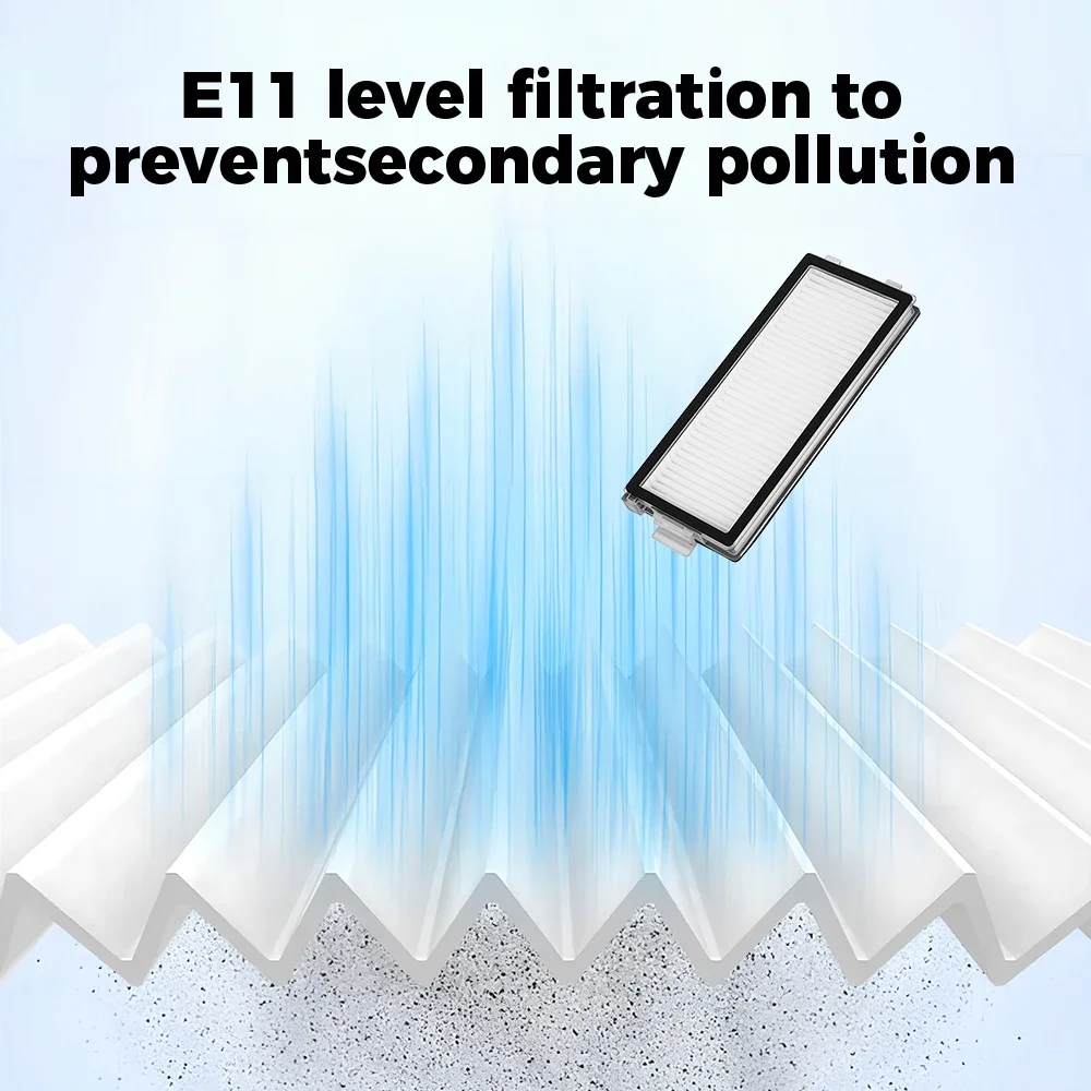 فلتر HEPA عالي الترشيح لـ Roborock Sweeper V20 P10s Pro Qrevo MaxV Qrevo Master Pro Qrevo مكنسة كهربائية رفيعة كور #4