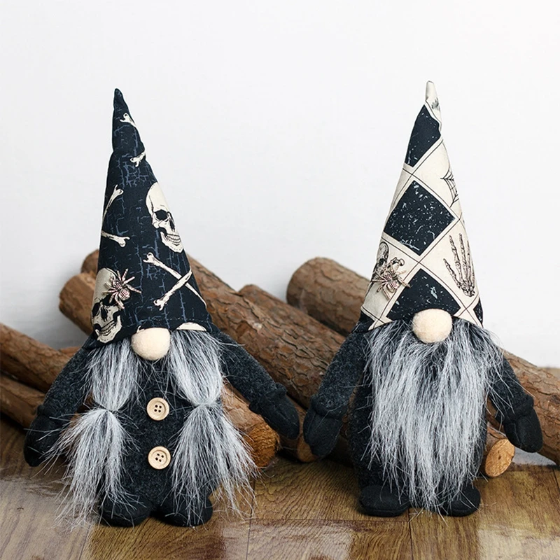 Gnomes Decorations for Home Handmade Halloween Gnomes Plush Doll Christmas Gnomes Tiered Tray Decorations Halloween Gifts 2022