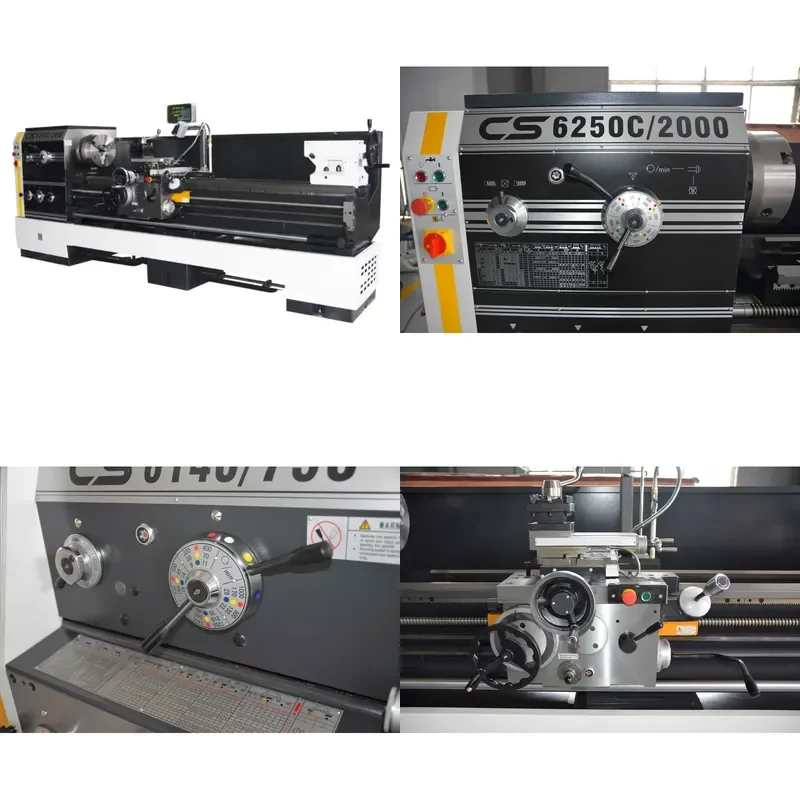 HCY Factory Manufacture Various Gap-Bed Machine Manual Cs6250C Product Turning Lathe
