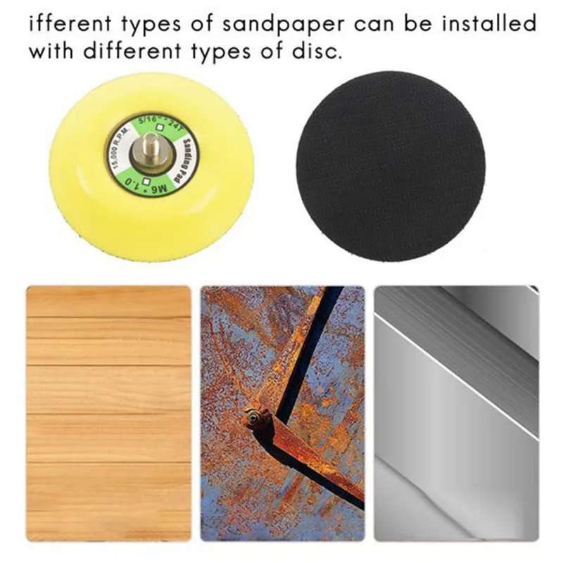 Hot Sale-Dual Action Mini Air Sander Kit Pad Eccentric Orbital Pneumatic Polisher Polishing Buffing Tool For Auto Body Work - view 5