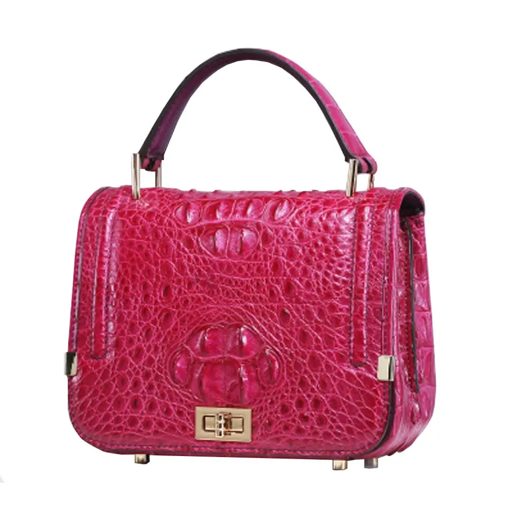 linshe new crocodile leather  Female bag  crocodile women  handbag  Single shoulder bag