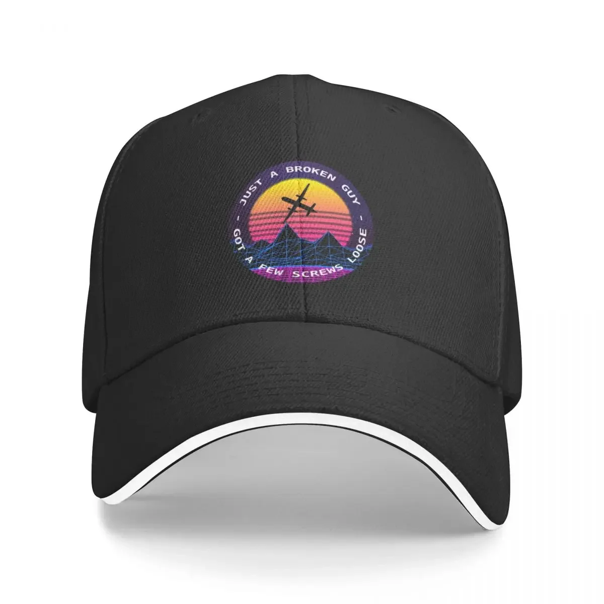 

Sky King - Just A Broken Guy Baseball Cap Hat Man Luxury funny hat Golf Hat Man Mens Caps Women's