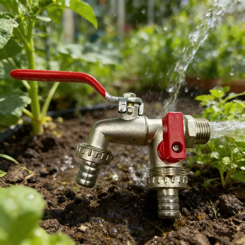 

Brass Water Faucet 1/2" Outside & Inside Used Easy Turn On/off Lever Handle Watering Supply Taps Ball Valve For Garden Irrigatio