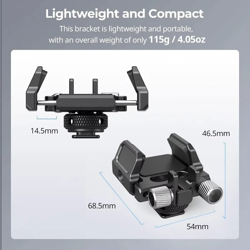 ABS SSD Holder Bracket Clamp Screw Mount for Samsung T5 SanDisk Secure Hold for BMPCC 4K E2 Sigma Fp Camera Accessory